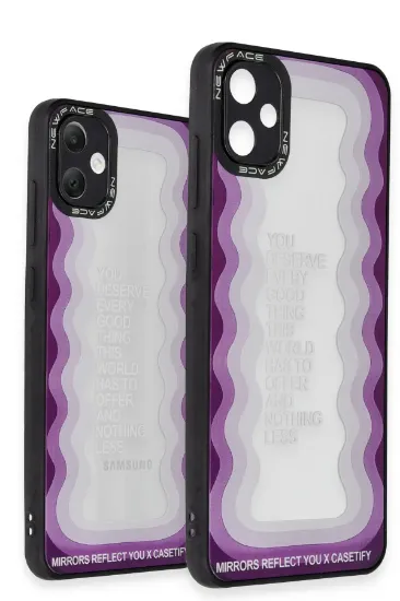 Newface Samsung Galaxy A05 Kılıf Mirror Desenli Kapak - Mirror - 5 resmi