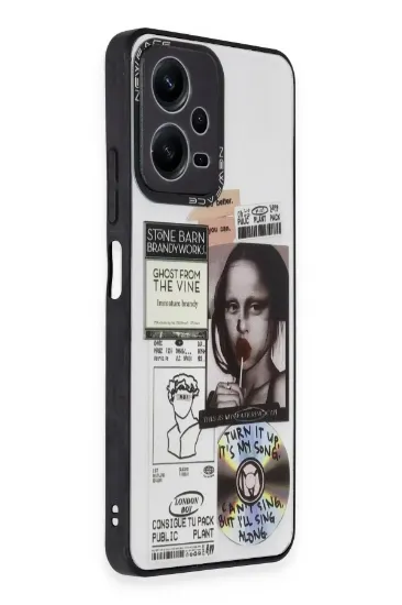 Newface Xiaomi Redmi Note 12 5G Kılıf Mirror Desenli Kapak - Mirror - 2 resmi