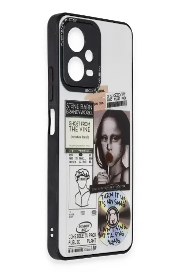 Newface Xiaomi Redmi Note 12 5G Kılıf Mirror Desenli Kapak - Mirror - 2 resmi