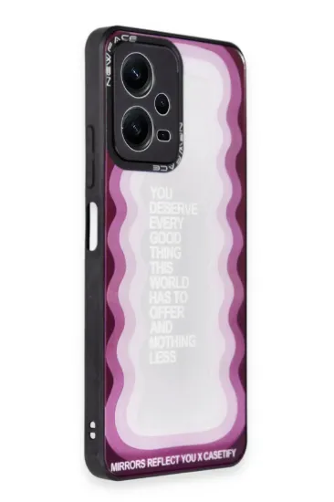 Newface Xiaomi Redmi Note 12 5G Kılıf Mirror Desenli Kapak - Mirror - 5 resmi