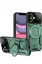 Newface iPhone 11 Kılıf Joy Lens Standlı Kapak - Koyu Yeşil resmi