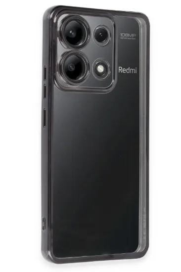 Newface Xiaomi Poco X6 Pro Kılıf Razer Lensli Silikon - Siyah resmi