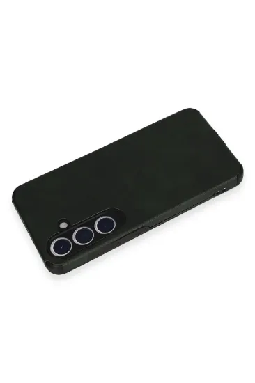Newface Samsung Galaxy S24 Kılıf Loop Deri Silikon - Yeşil resmi