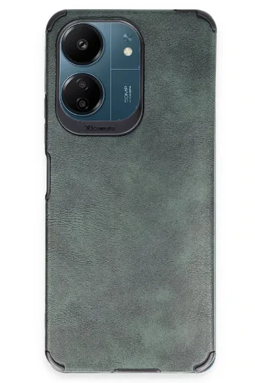 Newface Xiaomi Redmi 13C Kılıf Loop Deri Silikon - Yeşil resmi