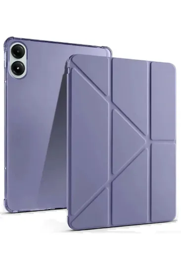 Newface Xiaomi Redmi Pad Pro 12.1 Kılıf Kalemlikli Mars Tablet Kılıfı - Lila resmi