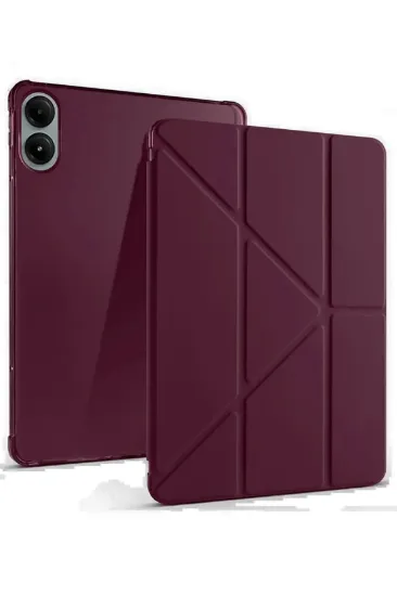 Newface Xiaomi Redmi Pad Pro 12.1 Kılıf Kalemlikli Mars Tablet Kılıfı - Mor resmi
