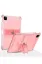 Newface iPad Mini 6 Kılıf Anti Şeffaf Standlı Tablet Silikon - Pembe resmi