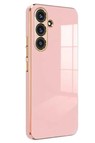 Newface Samsung Galaxy S25 Plus Kılıf Volet Silikon - Pembe resmi