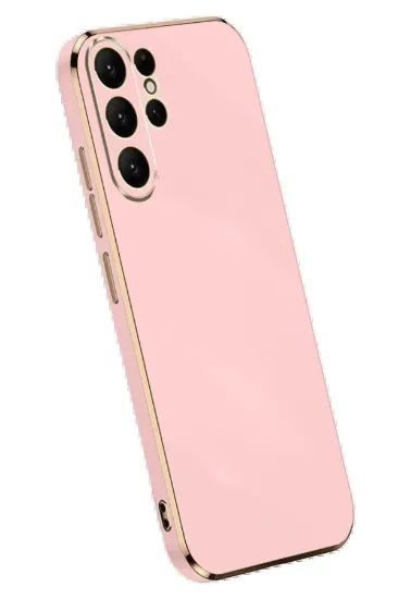 Newface Samsung Galaxy S25 Ultra Kılıf Volet Silikon - Pembe resmi