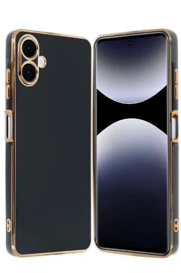 Newface Samsung Galaxy A06 Kılıf Volet Silikon - Siyah resmi