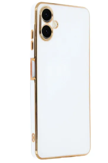 Newface Samsung Galaxy A06 Kılıf Volet Silikon - Beyaz resmi