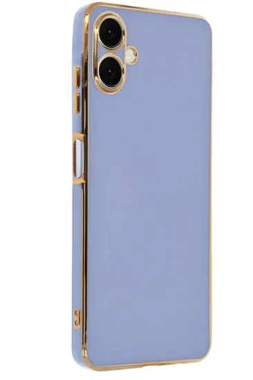 Newface Samsung Galaxy A06 Kılıf Volet Silikon - Mavi resmi