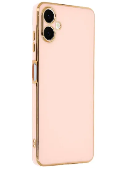 Newface Samsung Galaxy A06 Kılıf Volet Silikon - Pembe resmi