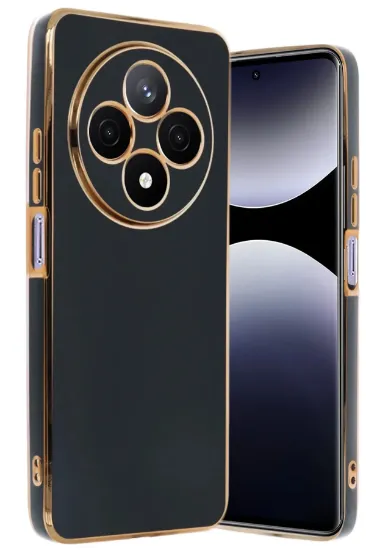 Newface Xiaomi Redmi 14C Kılıf Volet Silikon - Siyah resmi