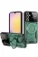 Newface Samsung Galaxy A26 Kılıf Joy Lens Standlı Kapak - Koyu Yeşil resmi