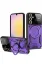 Newface Samsung Galaxy A36 Kılıf Joy Lens Standlı Kapak - Mor resmi