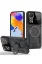 Newface Xiaomi Redmi Note 11 Pro Kılıf Joy Lens Standlı Kapak - Siyah resmi