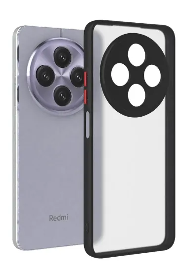 Newface Xiaomi Redmi 14C Kılıf Montreal Silikon Kapak - Siyah resmi