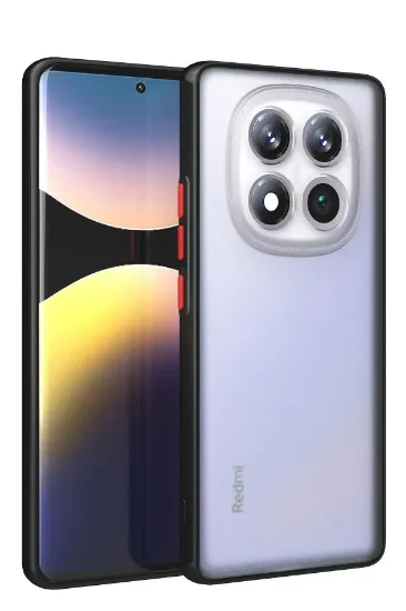 Newface Xiaomi Redmi Note 14 Pro 4G Kılıf Montreal Silikon Kapak - Siyah resmi
