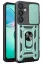 Newface Samsung Galaxy S25 Kılıf Pars Lens Yüzüklü Silikon - Yeşil resmi