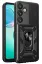 Newface Samsung Galaxy S25 Plus Kılıf Pars Lens Yüzüklü Silikon - Siyah resmi
