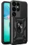 Newface Samsung Galaxy S25 Ultra Kılıf Pars Lens Yüzüklü Silikon - Siyah resmi