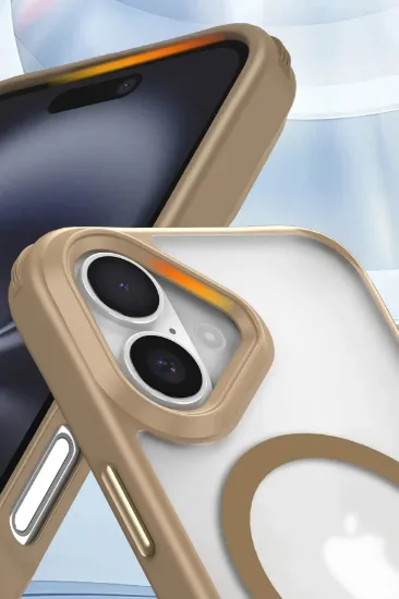 Newface iPhone 16 Plus Kılıf Enka Magsafe Silikon Kılıf - Lacivert resmi