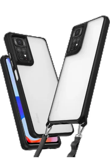 Newface Xiaomi Redmi Note 11 Pro Kılıf Penta Silikon Kılıf - Siyah resmi