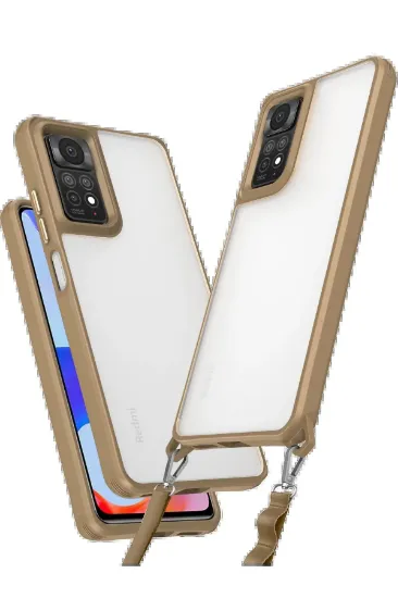 Newface Xiaomi Redmi Note 11 Pro Kılıf Penta Silikon Kılıf - Çöl Titanyum resmi