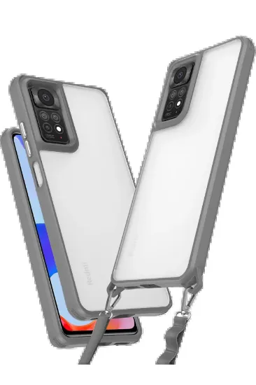 Newface Xiaomi Redmi Note 11 Pro Kılıf Penta Silikon Kılıf - Titan Gri resmi