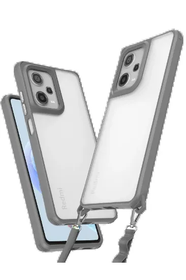 Newface Xiaomi Redmi Note 12 Pro 5G Kılıf Penta Silikon Kılıf - Titan Gri resmi