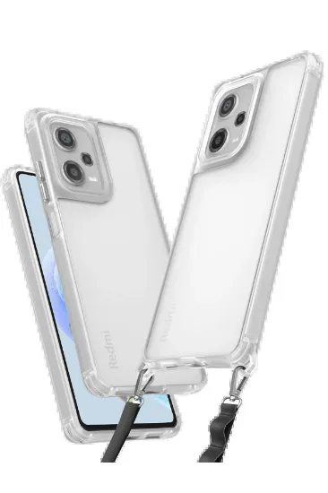 Newface Xiaomi Redmi Note 12 Pro 5G Kılıf Penta Silikon Kılıf - Şeffaf resmi