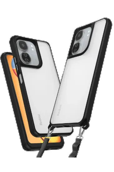 Newface Xiaomi Redmi 13C Kılıf Penta Silikon Kılıf - Siyah resmi