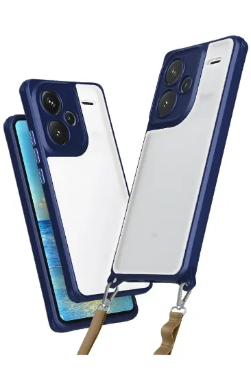 Newface Xiaomi Redmi Note 13 Pro Plus Kılıf Penta Silikon Kılıf - Lacivert resmi
