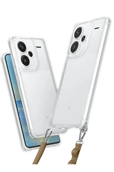 Newface Xiaomi Redmi Note 13 Pro Plus Kılıf Penta Silikon Kılıf - Şeffaf resmi
