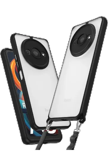 Newface Xiaomi Redmi A3 4G Kılıf Penta Silikon Kılıf - Siyah resmi