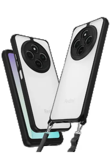 Newface Xiaomi Redmi 14C Kılıf Penta Silikon Kılıf - Siyah resmi