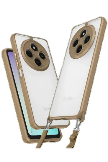 Newface Xiaomi Redmi 14C Kılıf Penta Silikon Kılıf - Çöl Titanyum resmi
