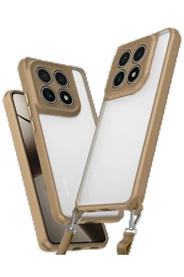 Newface Xiaomi Mi 14T Pro Kılıf Penta Silikon Kılıf - Çöl Titanyum resmi