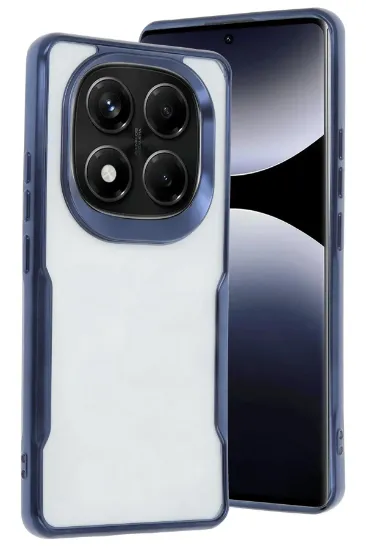 Newface Xiaomi Redmi Note 14 Pro 4G Kılıf Boyi Silikon Kapak - Lacivert resmi