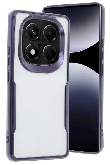 Newface Xiaomi Redmi Note 14 Pro 4G Kılıf Boyi Silikon Kapak - Derin Mor resmi