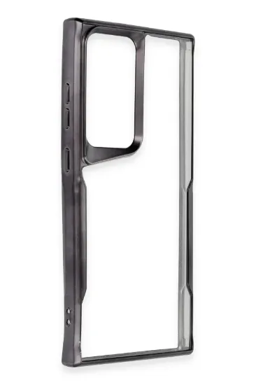 Newface Samsung Galaxy S25 Ultra Kılıf Boyi Silikon Kapak - Siyah resmi