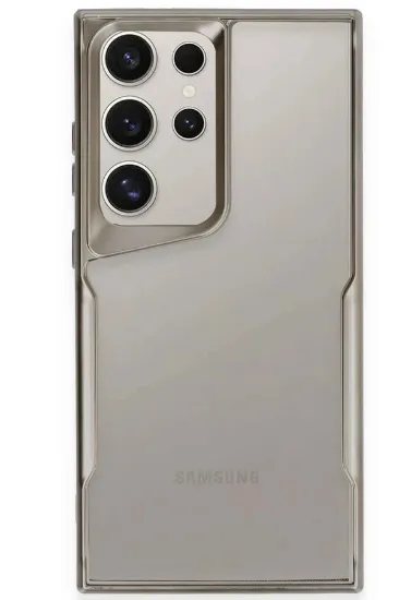 Newface Samsung Galaxy S25 Ultra Kılıf Boyi Silikon Kapak - Titan Gri resmi