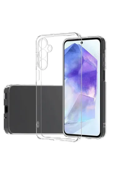 Newface Samsung Galaxy A26 Kılıf Lüx Şeffaf Silikon resmi