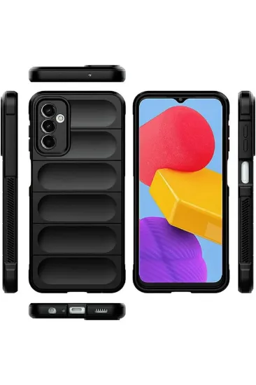 Newface Samsung A36 Kılıf Optimum Silikon - Siyah resmi