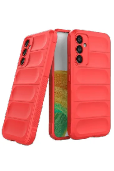 Newface Samsung A36 Kılıf Optimum Silikon - Kırmızı resmi