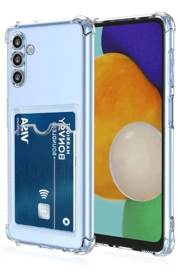 Newface Samsung Galaxy A26 Kılıf Kart Şeffaf Silikon - Şeffaf resmi