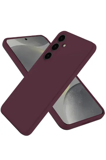 Newface Samsung Galaxy A26 Kılıf First Silikon - Mürdüm resmi