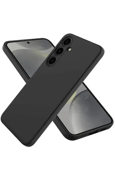 Newface Samsung Galaxy A26 Kılıf Nano içi Kadife Silikon - Siyah resmi