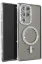 Newface Samsung Galaxy S25 Ultra Kılıf Joke Simli Magneticsafe Kılıf - Gümüş resmi